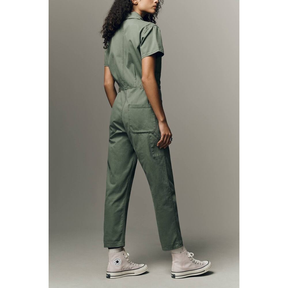 PISTOLA Grover Short Sleeve Field Jumpsuit Sagebrush NWOT Size S - Picture 4 of 15